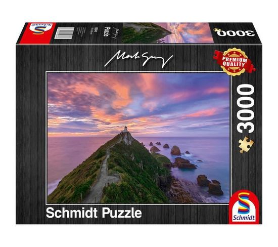 Puzzle Nugget Point Lighthouse, The Catlins, South Island - New Zealand, 3000 PCs