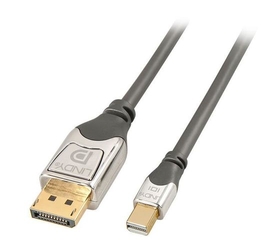 Câble Displayport Vers Mini Displayport Cromo 0.5m
