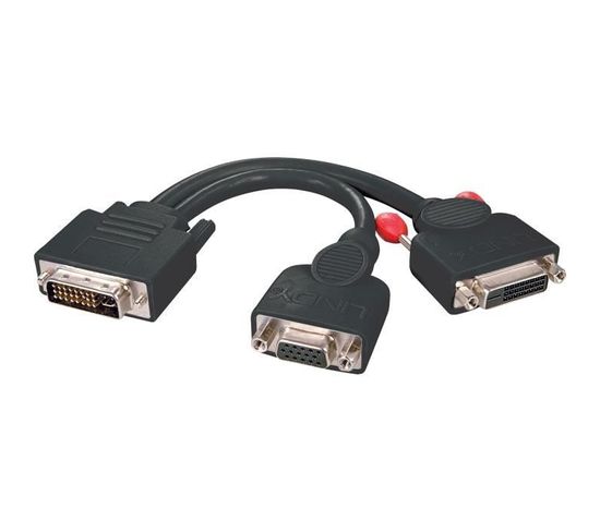 Câble Splitter Dvi-i / Vga / Dvi-d Dual Link Noir