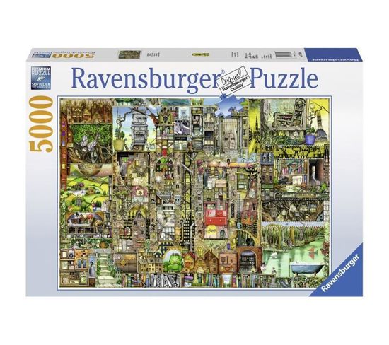 Puzzle 5000 Pieces - Ville Bizarre / Colin Thompson - Ravensburger - Puzzle Adultes - Des 14 Ans
