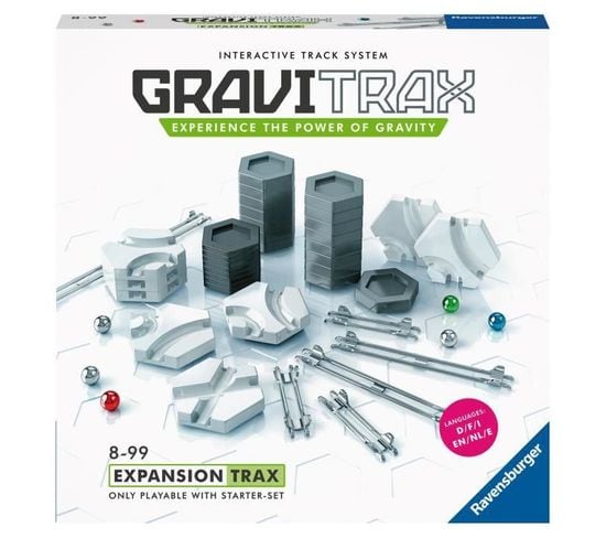 Gravitrax Set D'extension Rails - Jeu De Construction Stem -  44 Pieces