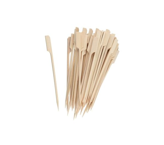 Lot De 50 Piques à Brochettes En Bambou Fsc Basic