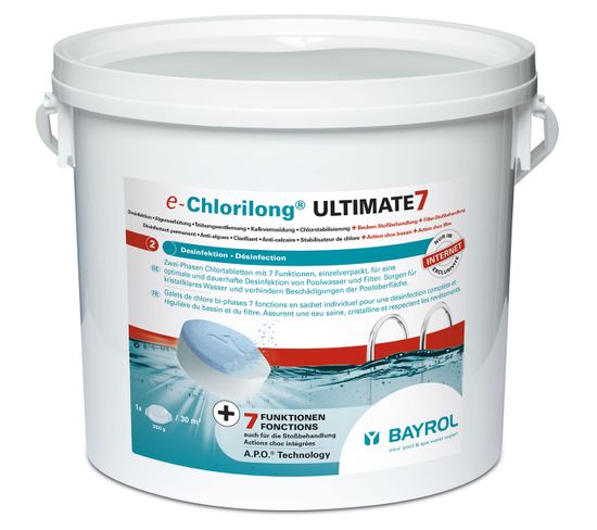 Galets 2en1 Chlore Lent Et Rapide 4.8kg - Chlorilong Ultimate 7