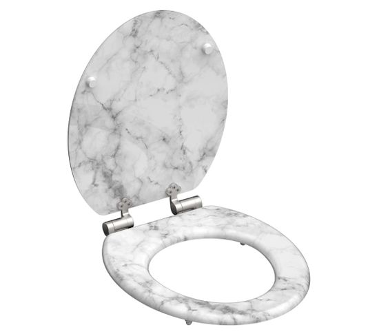 Siège De Toilette Avec Fermeture En Douceur Marmor Stone