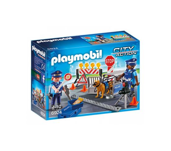 6924 Playmobil Barrage De Police