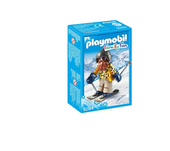 9284 Skieur Avec Snowblades, Playmobil Family Fun