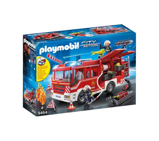 9464 Playmobil Fourgon D'intervention Des Pompiers 1218