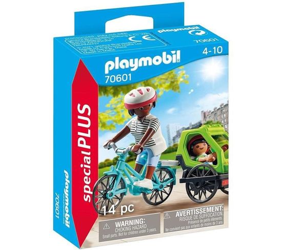 70601 - Cyclistes Maman Et Enfant