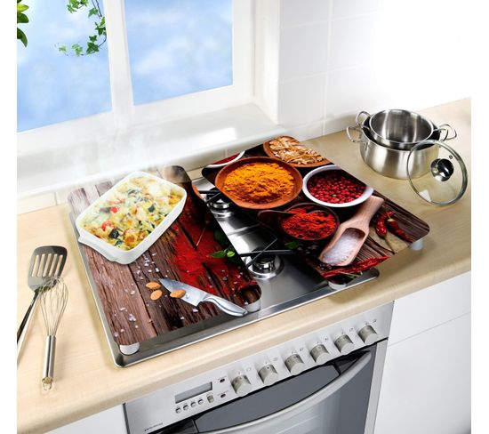 Pour cuisinière jusquà 60 cm de large bremermann Grille de protection pour cuisinière à pince Protection de plaque de cuisson.
