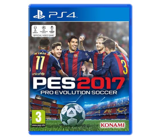 Jeu Vidéo Playstation 4 Pro Evolution Soccer 2017, PS4