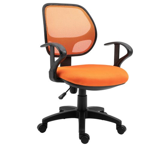 Chaise De Bureau à Roulettes Cool, Orange