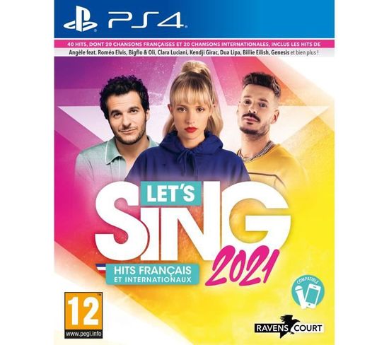 Jeux PS4 Lets Sing 2021 Hits Français Et Interationaux Jeu PS4