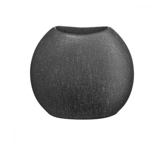 Vase Moon H15cm Noir