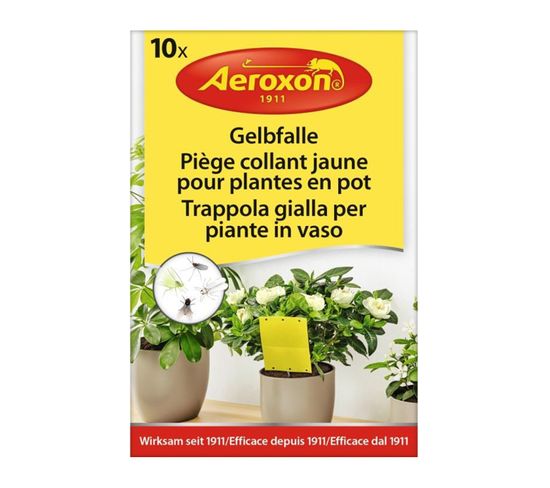 Lot De 10 Pièges Collants Pour Plantes