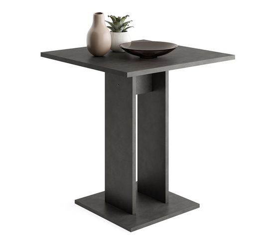 Table De Repas Design "sanary" 77cm Gris
