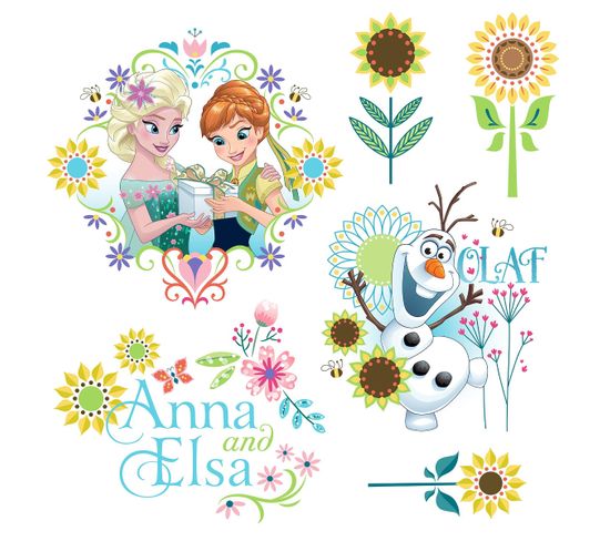 Stickers Pour Fenetre La Reine Des Neiges Printemps Disney Frozen