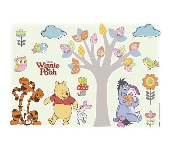 14 Stickers Winnie L'ourson Disney