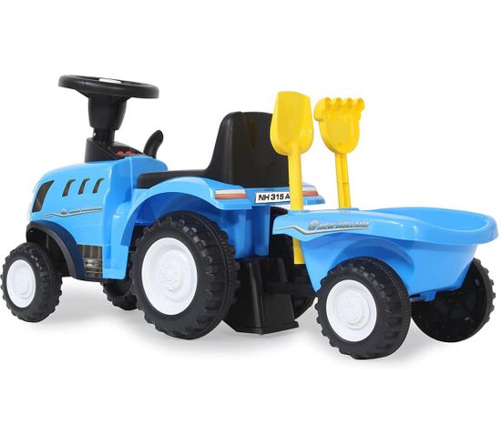 Push-car New Holland T7 Tracteur Bleu