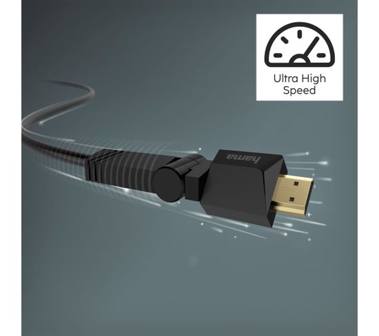 Câble HDMI HAMA 2.0 4K ROTATIF 1,50