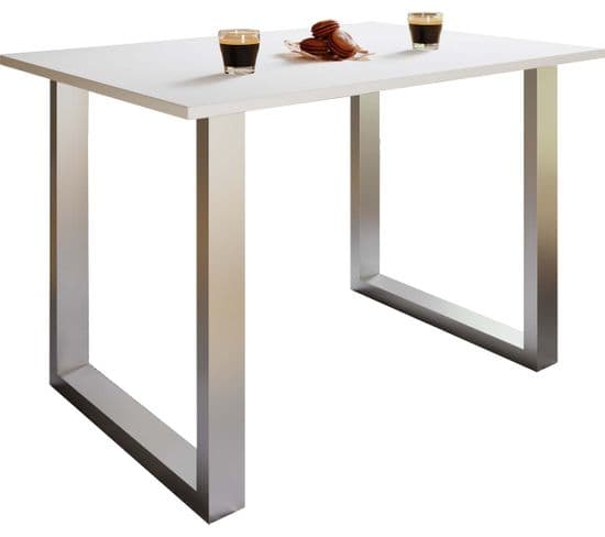 Table à Manger Xonau 110x50cm Blanc