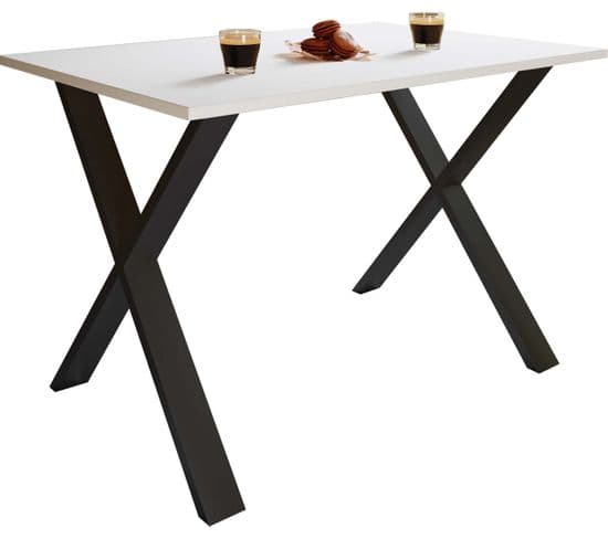 Table à Manger Xonax 110x80cm Blanc