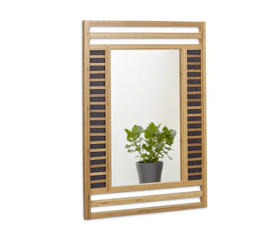 Miroir En Bambou Glace De Salle De Bain