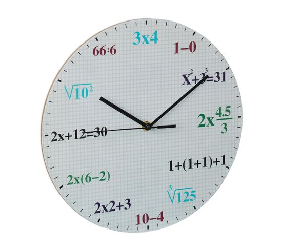 Horloge Murale Pour S'entraîner En Maths