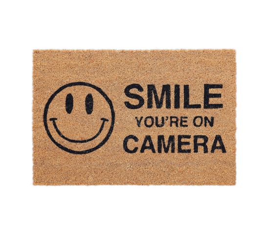 Tapis Coco «smile You're On Camera»