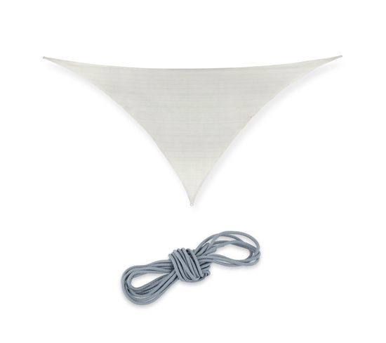 Voile D'ombrage Triangulaire Pe-hd Blanc