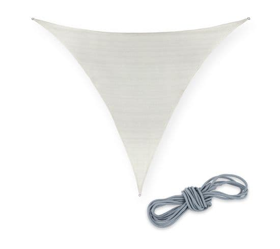 Voile D'ombrage Triangulaire Pe-hd Blanc