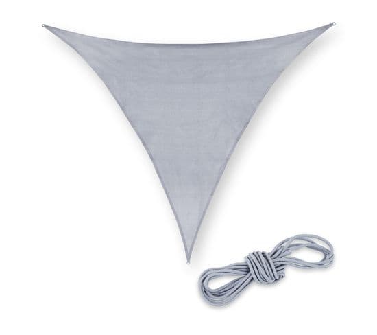 Voile D'ombrage Triangulaire Gris Clair