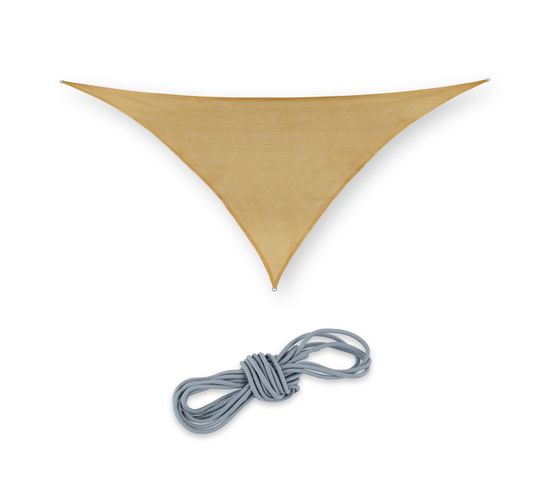 Voile D'ombrage Triangulaire Sable Pe-hd