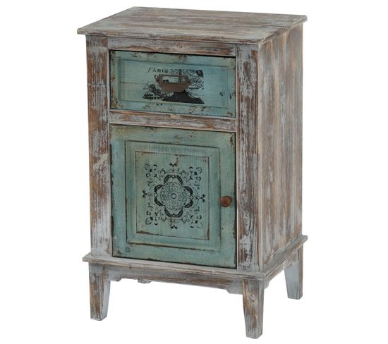 Commode Murcia Armoire Table D'appoint, Vintage, Shabby Chic, 75x48x36cm