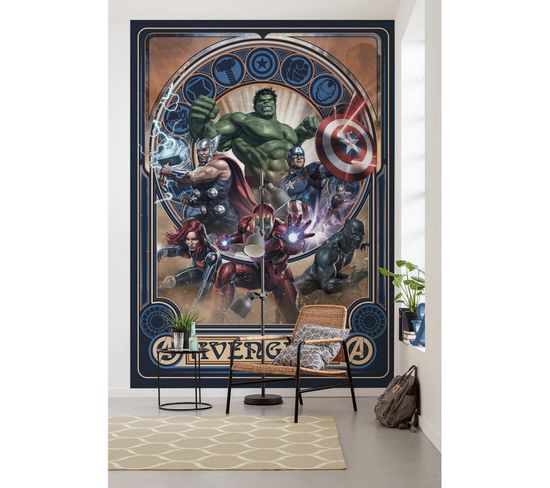Poster Géant Intissé Avengers Ornament - 200 X 280 Cm