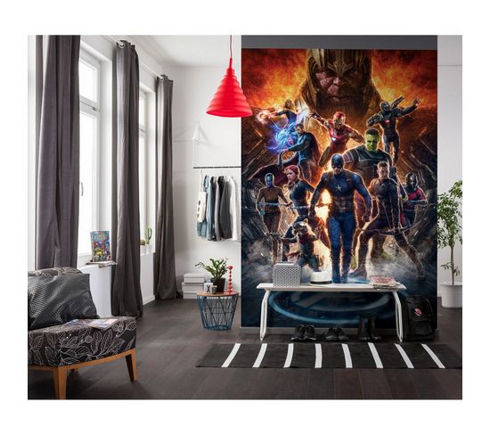Poster Géant Intissé Avengers Vs Thanos - 200 X 280 Cm
