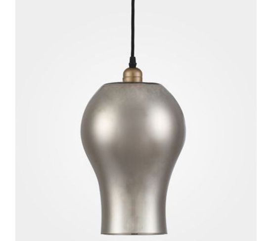 Lampe Suspension Déco "gala" 33cm Argent