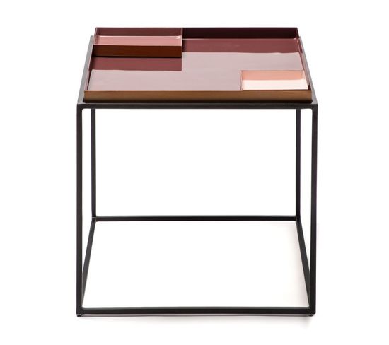 Table D'appoint Design "famosa" 40cm Violet