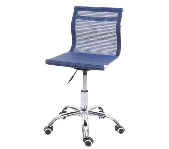 Chaise De Bureau Hwc-k53 Tissu Résille/textile Bleu