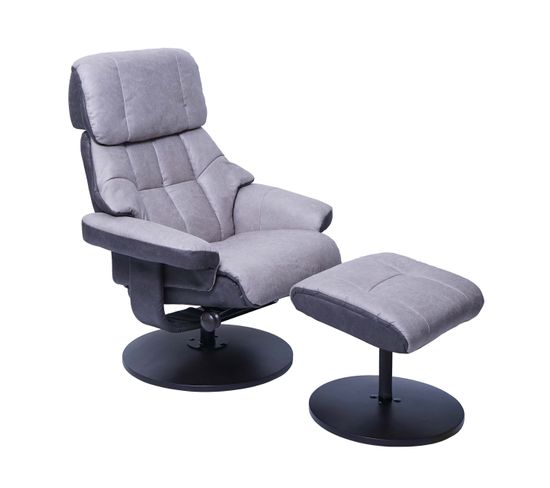 Mca Fauteuil Relax Hwc-f21 Charge Max 110kg Gris Clair