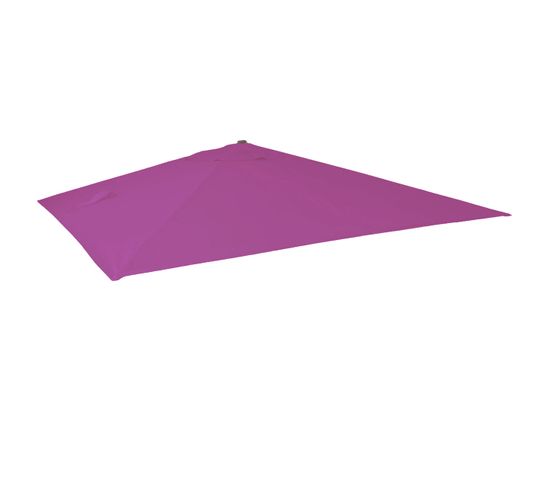 Revêtement Pour Parasol De Luxe Hwc-a96, 3x3m (ø4,24m) Polyester 2,7kg ~ Violet