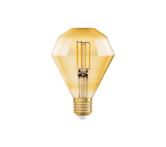 Ampoule LED E27 Diamond Vintage Edition 1906 - 4,5 W - Ambré