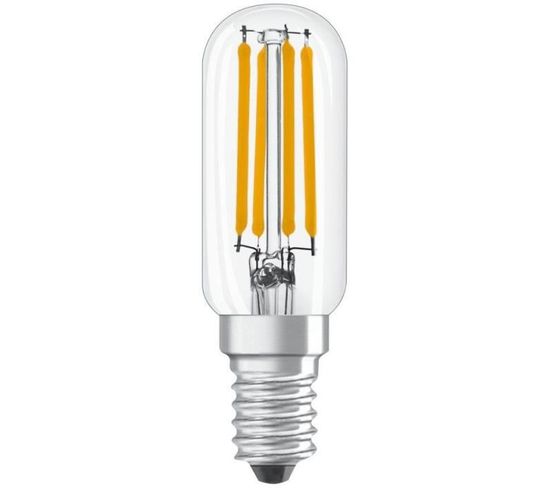 Ampoule LED Mini Tube T26 Clair Filament 4w=40 E14 Chaud