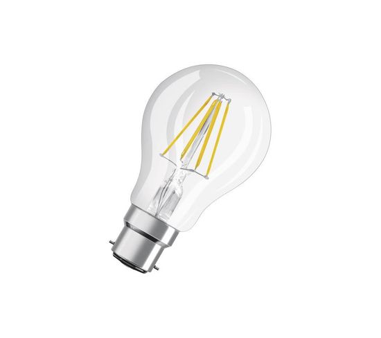 Ampoule LED B22 Standard Claire 7 W Équivalent A 60 W Blanc Chaud