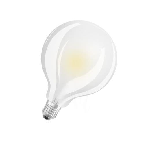 Ampoule LED E27 Globe Dépolie 7 W Équivalent A 60 W Blanc Chaud