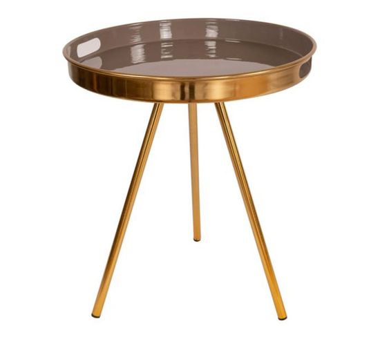 Table D'appoint Design "morrison" 55cm Gris