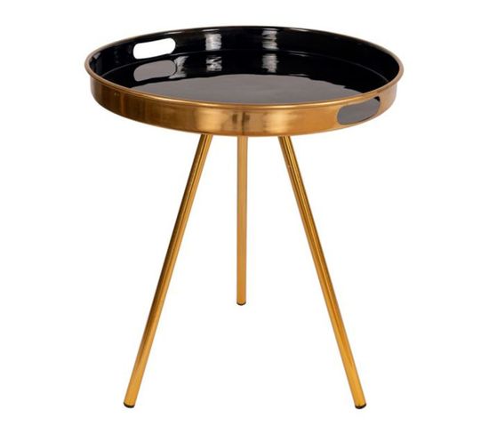 Table D'appoint Design "morrison" 55cm Bleu Foncé
