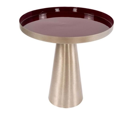 Table D'appoint Design "morrison" 45cm Prune