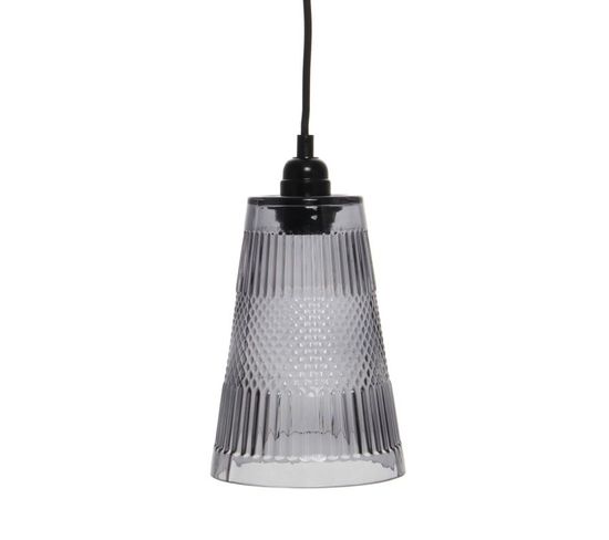 Lampe Suspension Design "palum" 14cm Gris