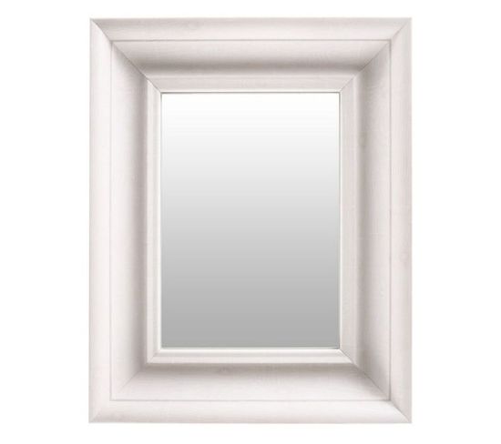 Miroir Mural Déco "scott" 45cm Blanc