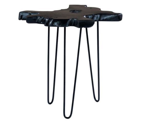 Table D'appoint Design "rovelli" 50cm Noir